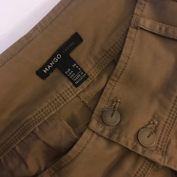 💰PRICE DROP💰VGUC Mango mini skirt in camel color - Picture 5 of 5